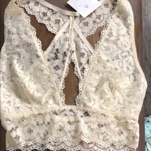 NWT sexy beige/ecru bralette.